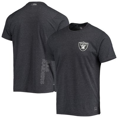 Men's Las Vegas Raiders MSX by Michael Strahan Gray Resolution Tie-Dye  Raglan T-Shirt