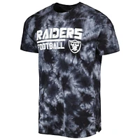 T-shirt MSX by Michael Strahan noir Las Vegas Raiders Recovery Tie-Dye pour homme