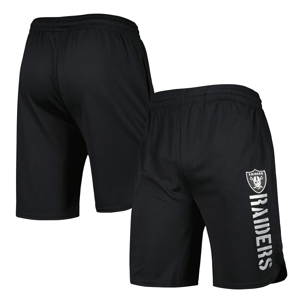 Men's MSX by Michael Strahan Black Las Vegas Raiders Team Shorts