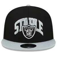 New Era Black Las Vegas Raiders 2023 NFL Draft 9FIFTY Snapback Adjustable Hat