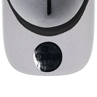 Men's New Era Black/Silver Las Vegas Raiders 2025 NFL Draft 9FIFTY A-Frame Snapback Hat