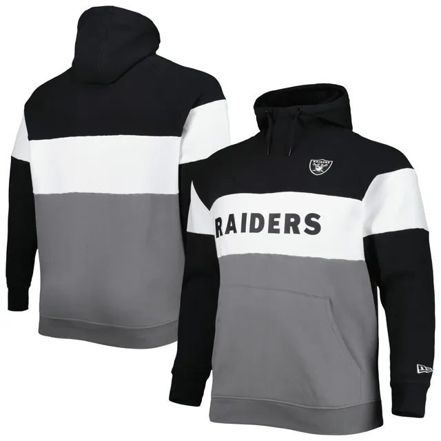 Women's New Era Black Las Vegas Raiders Tie Dye Fleece Full-Zip Hoodie