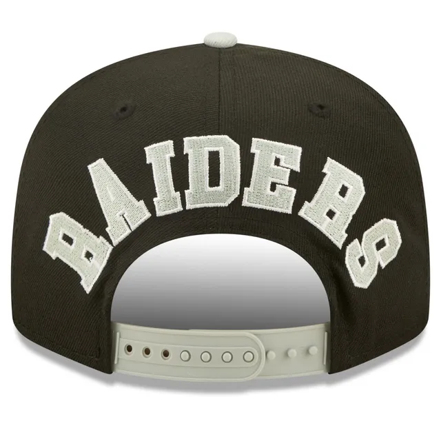 Lids Las Vegas Raiders New Era Wordmark Flow 9FIFTY Snapback Hat -  Black/Silver