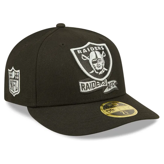 Official New Era Las Vegas Raiders NFL Sand White 59FIFTY Fitted