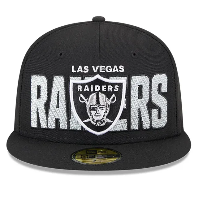 New Era Black Las Vegas Raiders 2023 NFL Draft 9FORTY Adjustable Hat