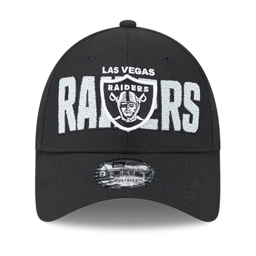 New Era Las Vegas Raiders 9FORTY Adjustable Hat (Black)