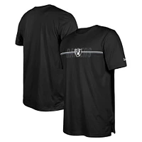 T-shirt pour homme New Era Las Vegas Raiders 2023 NFL Training Camp noir