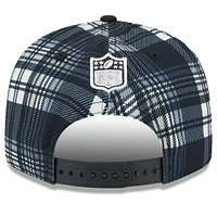 Men's New Era Black Las Vegas Raiders 2024 Sideline Statement 9FIFTY Snapback Hat