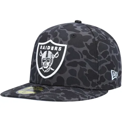 Men's New Era Black Las Vegas Raiders Omaha Script Low Profile