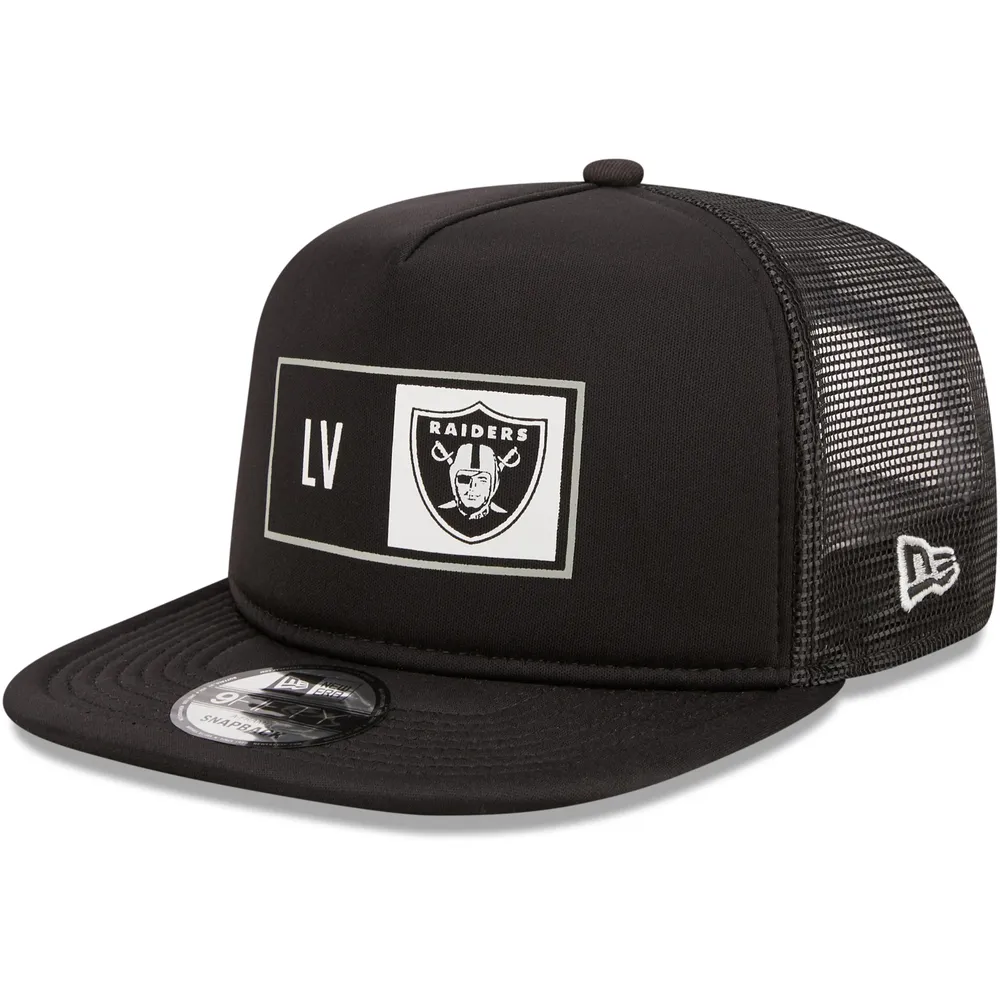 New Era 9Fifty Washed Over Snapback - Oakland Raiders/Black Denim