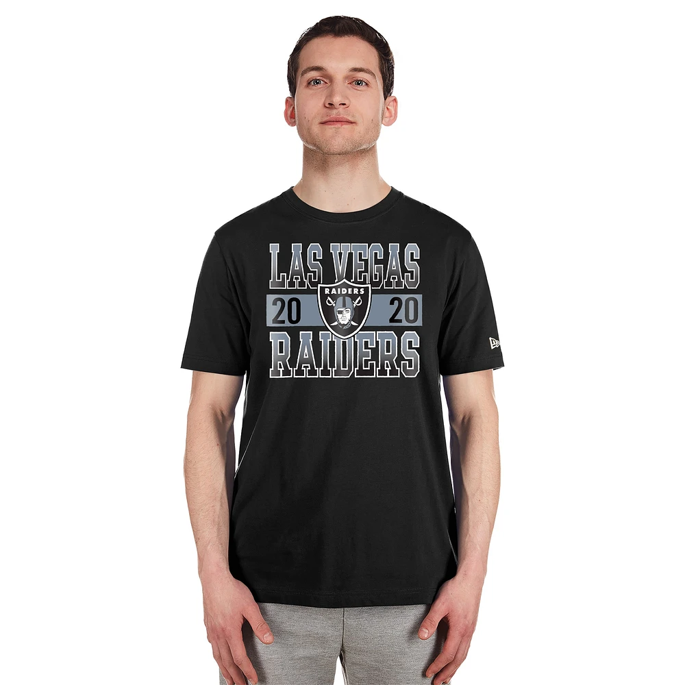 T-shirt noir New Era City Team des Las Vegas Raiders pour homme