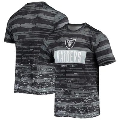 Lids Las Vegas Raiders New Era Training Camp Raglan T-Shirt - Gray