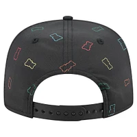 Men's New Era Black Las Vegas Raiders Gummy Golfer Snapback Hat