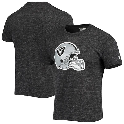 Men's Las Vegas Raiders New Era Gray Training Camp Raglan T-Shirt