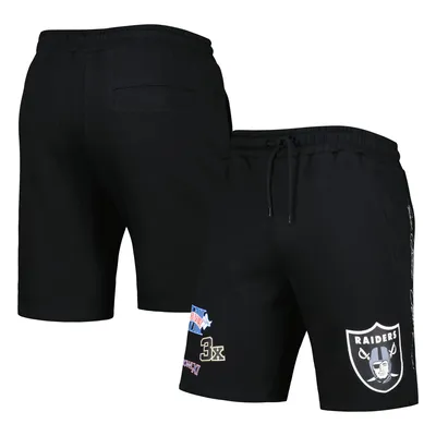 Las Vegas Raiders New Era Historic Champs Shorts - Black