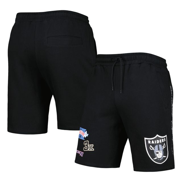 Short pour homme Historic Champs des Las Vegas Raiders New Era noir