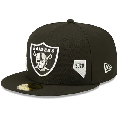 Las Vegas Raiders New Era Identity 59FIFTY Fitted Hat - Black