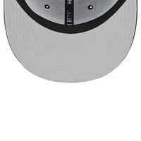 Casquette Snapback 9FIFTY Main Trucker New Era noire des Las Vegas Raiders pour hommes