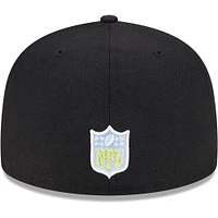 Casquette ajustée 59FIFTY multi noire Las Vegas Raiders New Era pour hommes