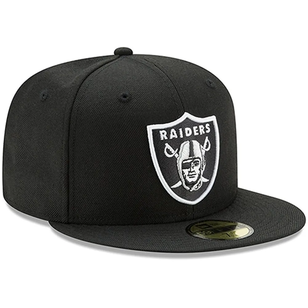 Las Vegas Raiders New Era Omaha 59FIFTY Fitted Hat - Gray