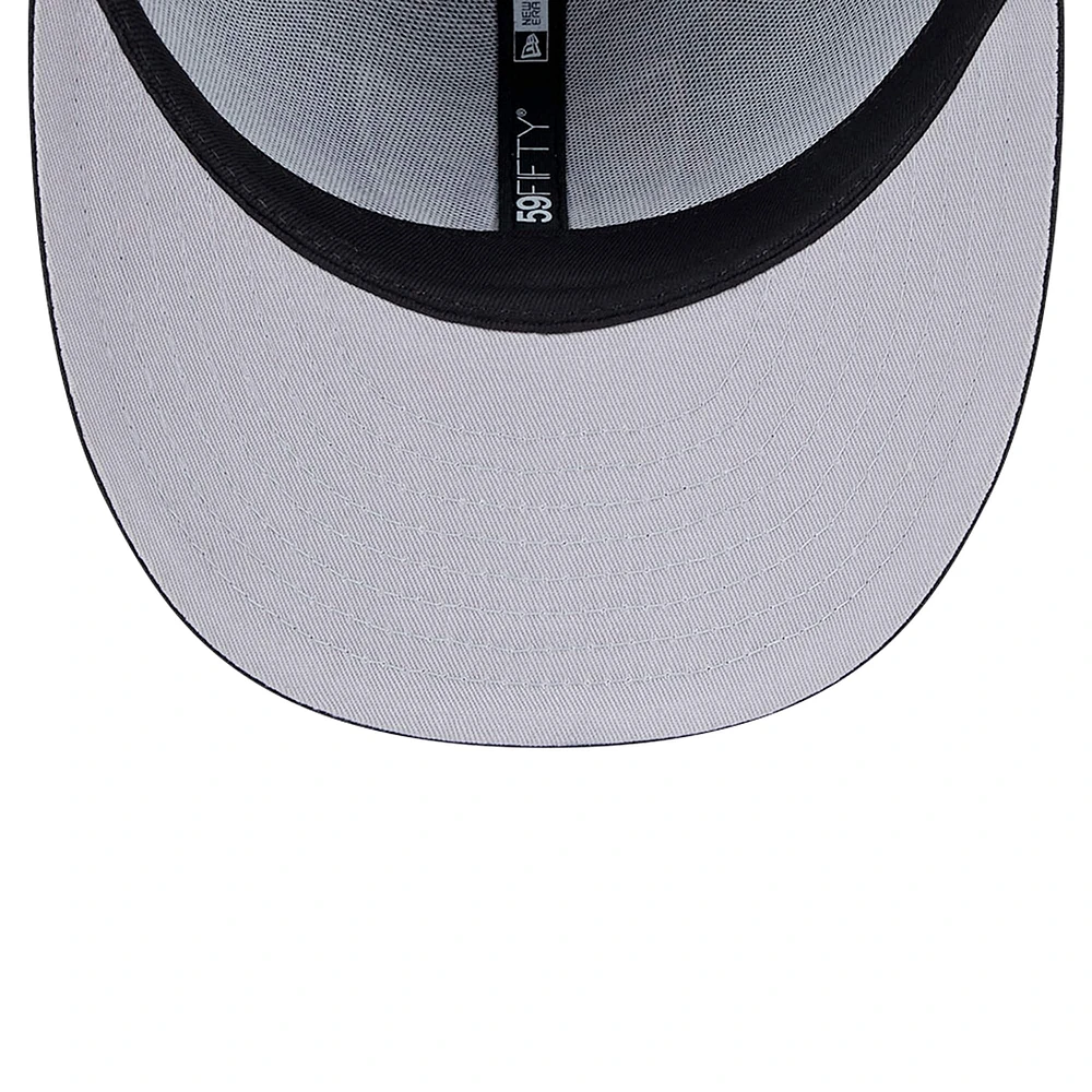 Casquette ajustée 59FIFTY noire Las Vegas Raiders Omaha pour homme de New Era