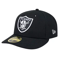 Casquette ajustée 59FIFTY noire Las Vegas Raiders Omaha pour homme de New Era