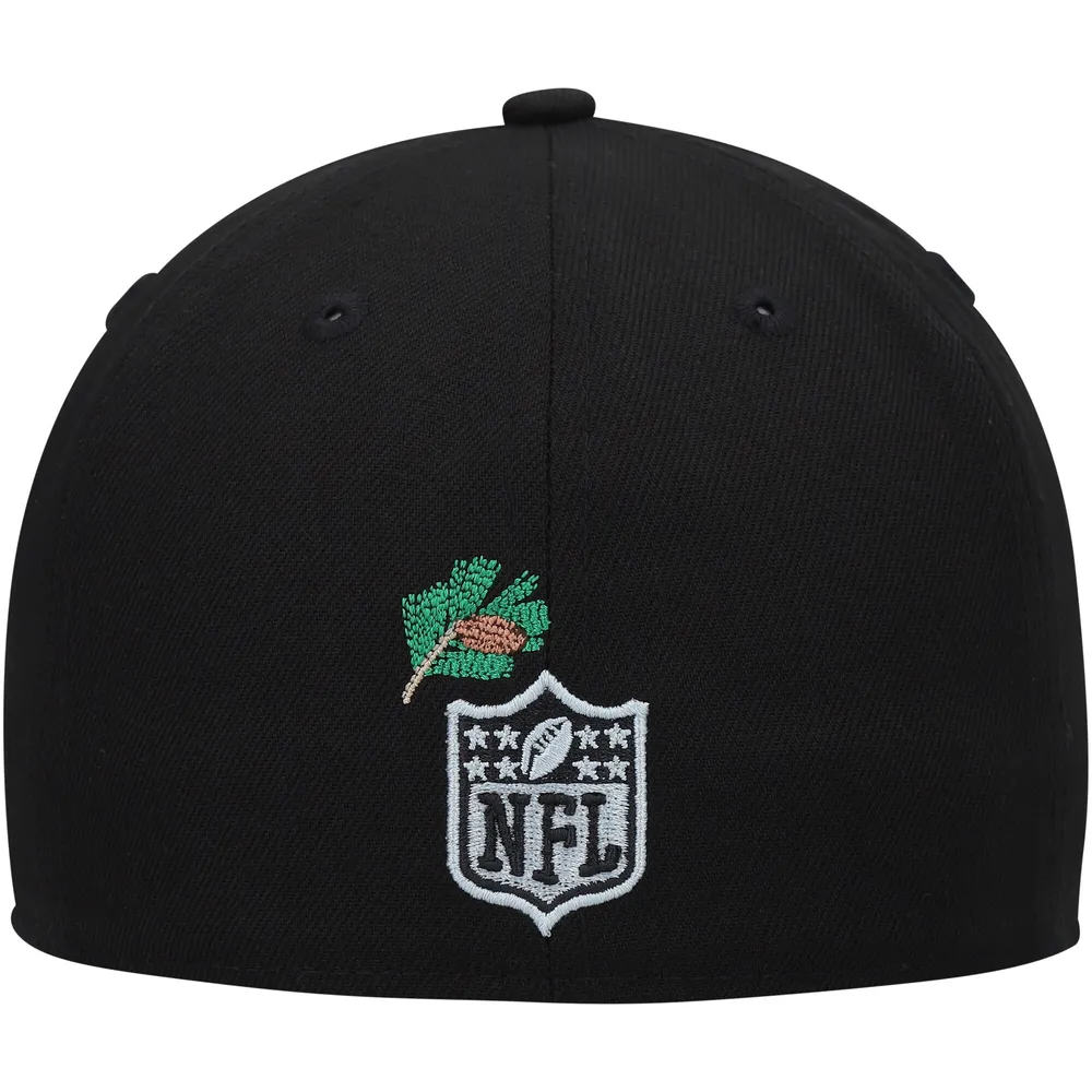 Casquette ajustée 59FIFTY Stateview des Las Vegas Raiders New Era noire pour homme