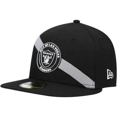 Las Vegas Raiders New Era Omaha Script Low Profile 59FIFTY Fitted