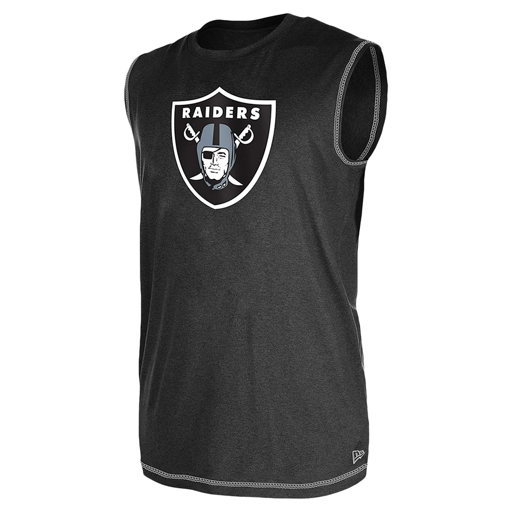 Men's New Era Black Las Vegas Raiders Tank Top