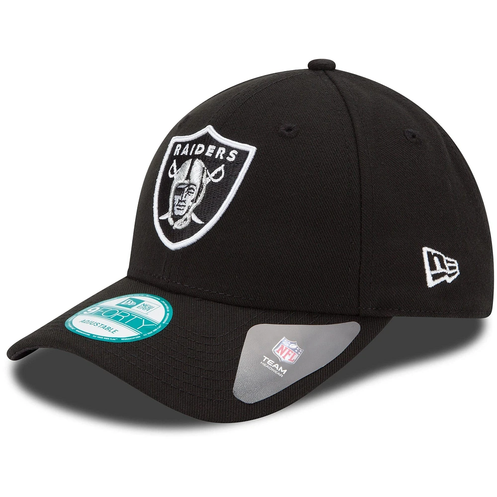 Casquette ajustable Las Vegas Raiders The League 9FORTY New Era pour homme, noir