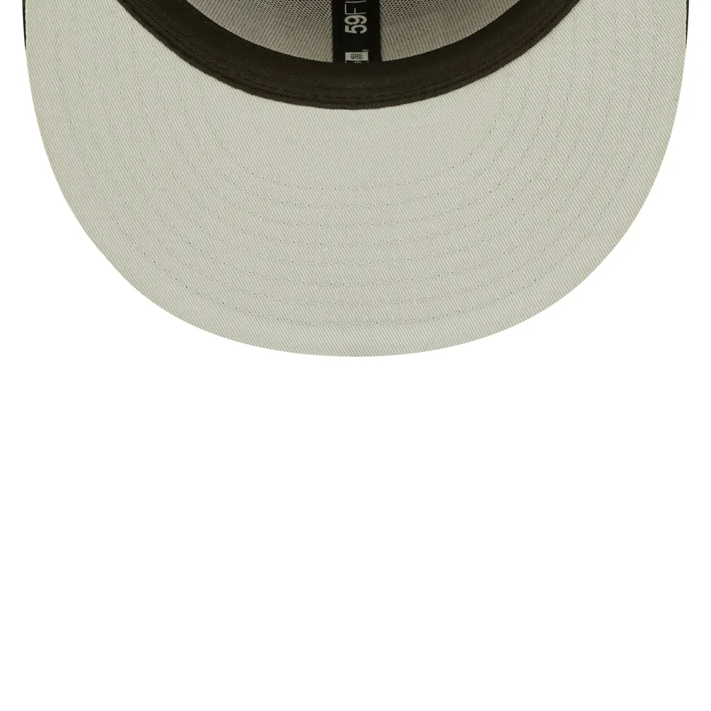 Las Vegas Raiders Throwback Golfer Hat, Gray, by New Era