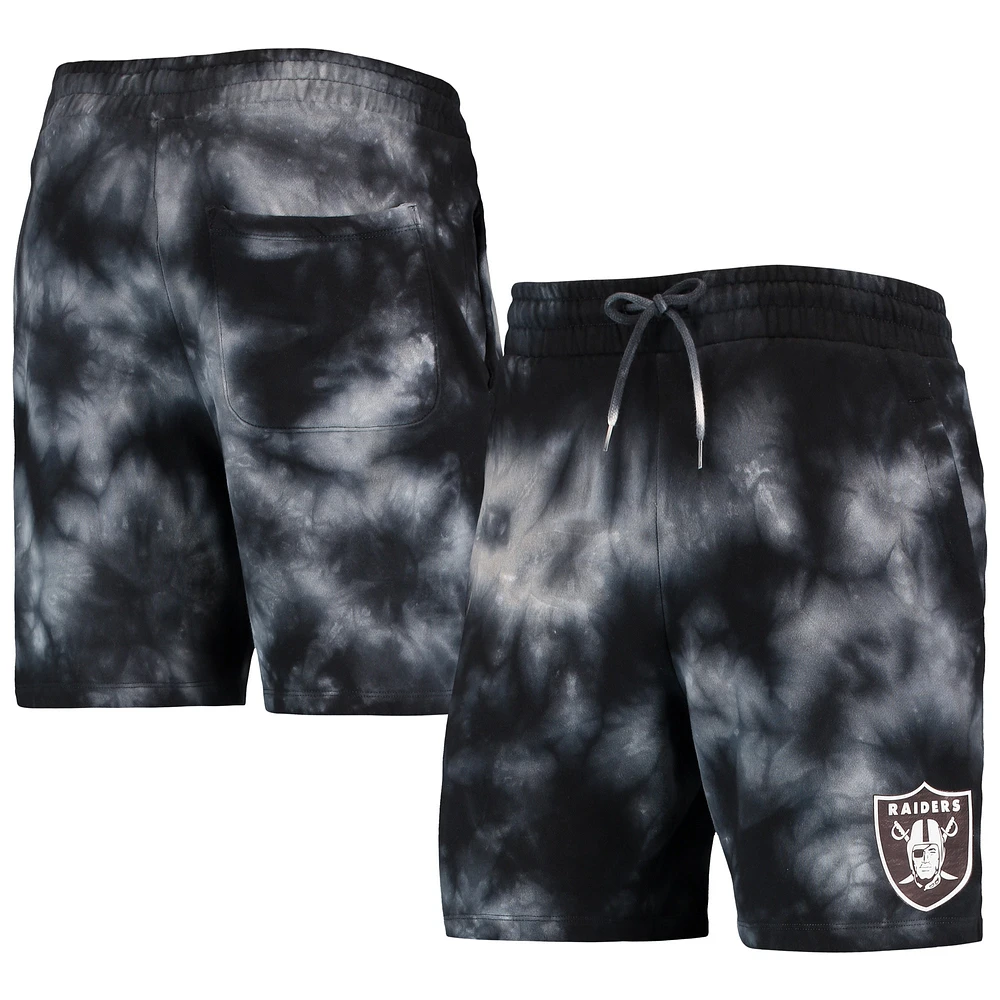 Short noir effet tie-dye Las Vegas Raiders New Era pour homme