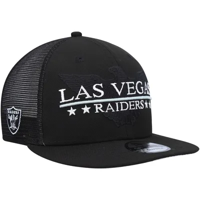 New Era Men's Black Las Vegas Raiders Knit Trapper Hat - Black