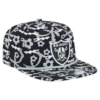 Casquette de golf à visière rabattable Wakey Wakey des Las Vegas Raiders de New Era pour homme