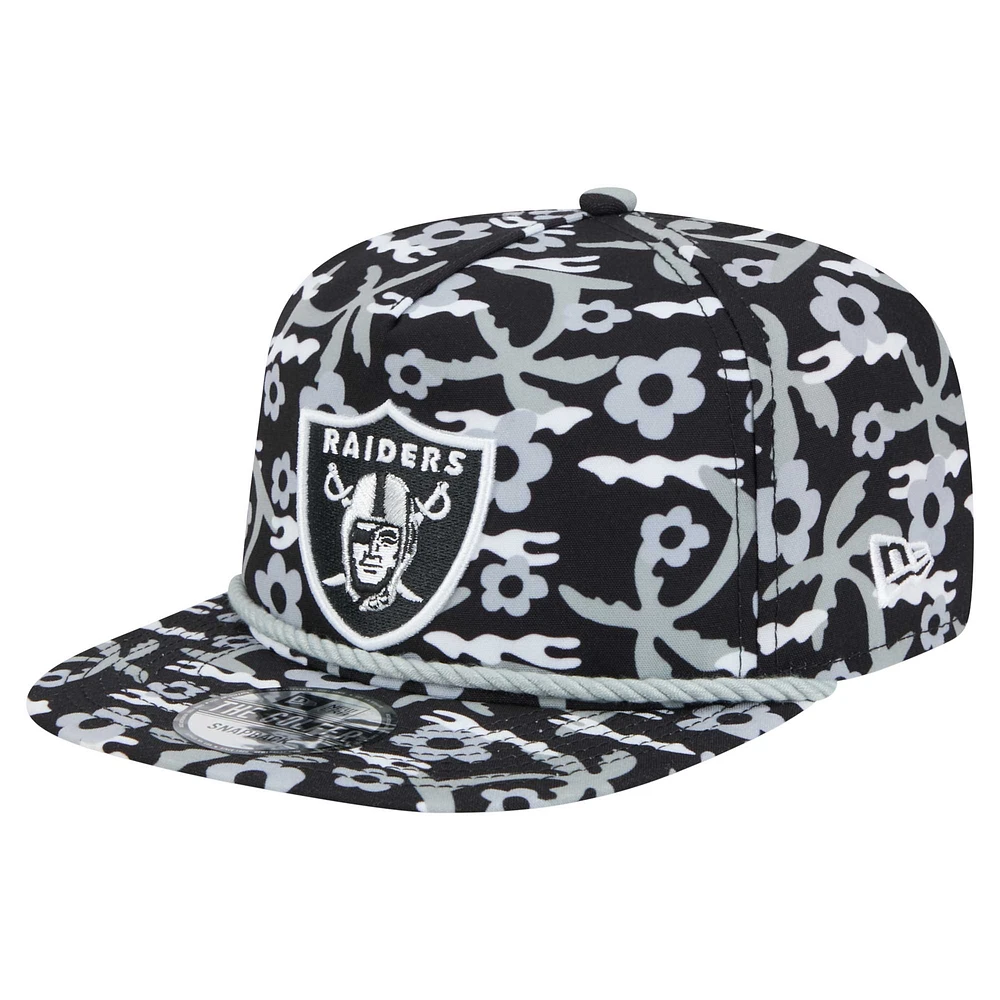 Casquette de golf à visière rabattable Wakey Wakey des Las Vegas Raiders de New Era pour homme