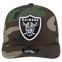 Casquette à visière plate Camo Raiders de Las Vegas New Era pour homme