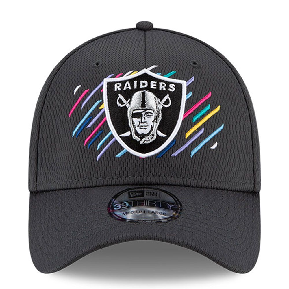 Las Vegas Raiders New Era 2021 Crucial Catch 39THIRTY Cap