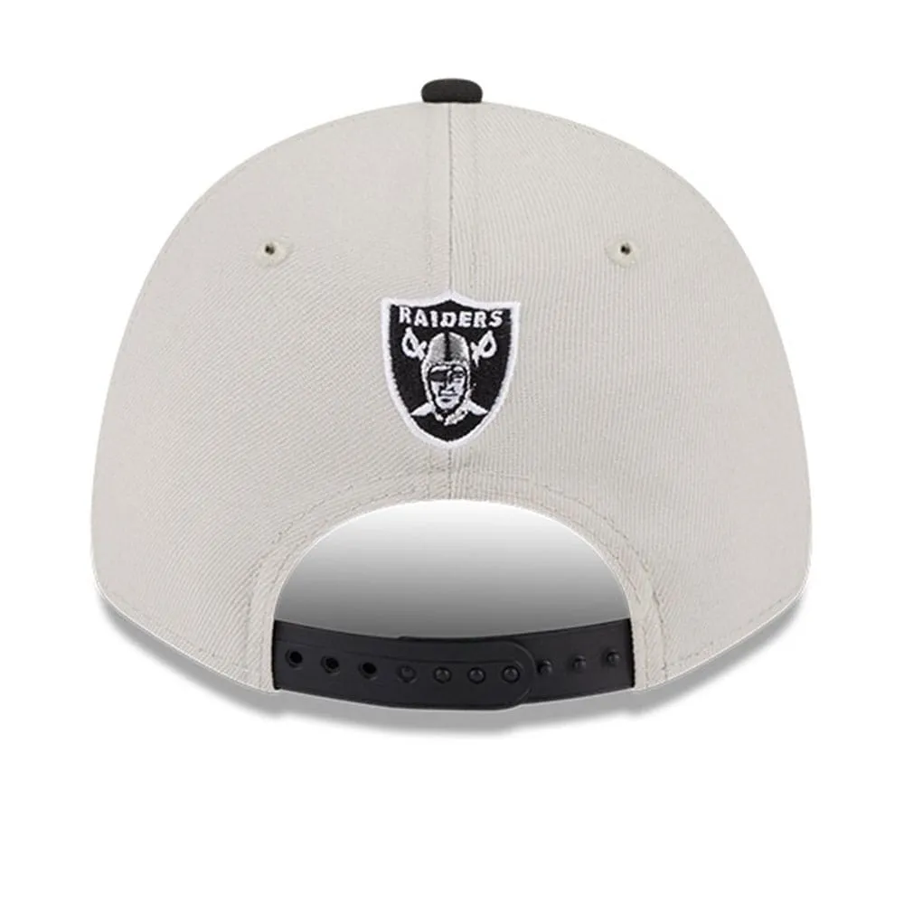 New Era Men's Cream Las Vegas Raiders Color Pack 9FIFTY Snapback Hat