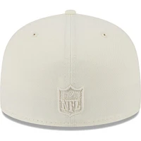 Men's New Era Cream Las Vegas Raiders Color Pack 59FIFTY Fitted Hat