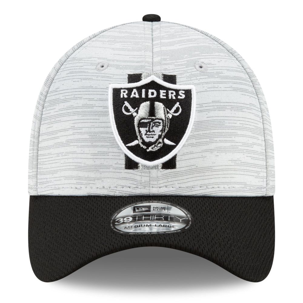 New Era NFL Las Vegas Raiders Heather Grey 39Thirty Cap