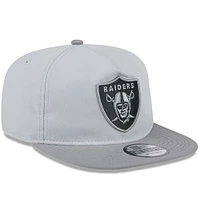 Casquette snapback de golfeur New Era Las Vegas Raiders 2024 NFL Training Camp gris New Era pour homme