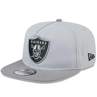 Casquette snapback de golfeur New Era Las Vegas Raiders 2024 NFL Training Camp gris New Era pour homme