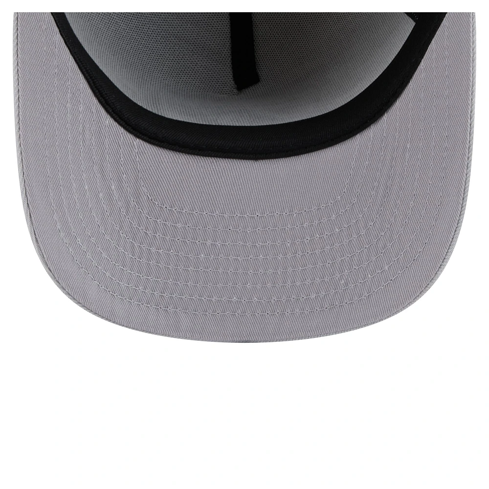 Men's New Era Gray Las Vegas Raiders Color Pack A-Frame 59FIFTY Fitted Hat