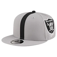 Casquette Snapback 9FIFTY grise pour homme New Era Las Vegas Raiders