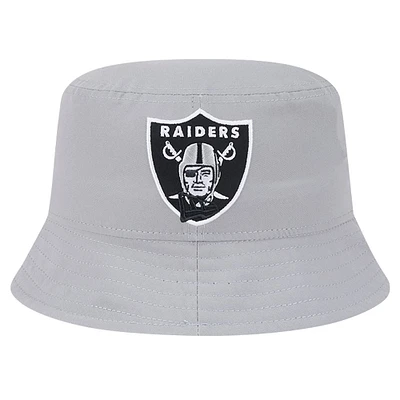 Chapeau bob gris Las Vegas Raiders pour homme New Era