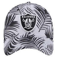 Men's New Era Gray Las Vegas Raiders Palms 39THIRTY Flex Hat