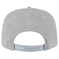 Casquette de golf snapback à cordon de serrage gris Las Vegas Raiders de New Era pour homme