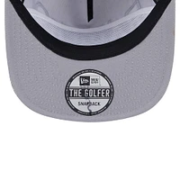 Men's New Era Gray Las Vegas Raiders Throwback Corded Golfer Snapback Hat