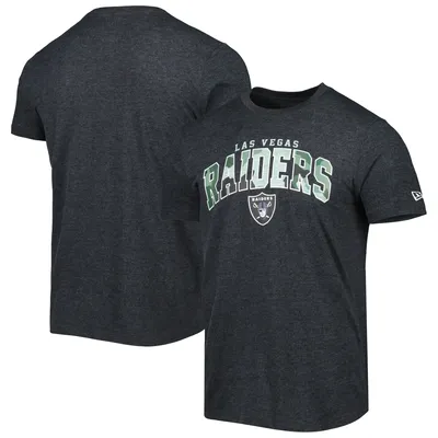 Lids Las Vegas Raiders New Era Training Camp Raglan T-Shirt - Gray