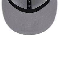 Men's New Era Las Vegas Raiders Main White on White 9FIFTY Snapback Hat